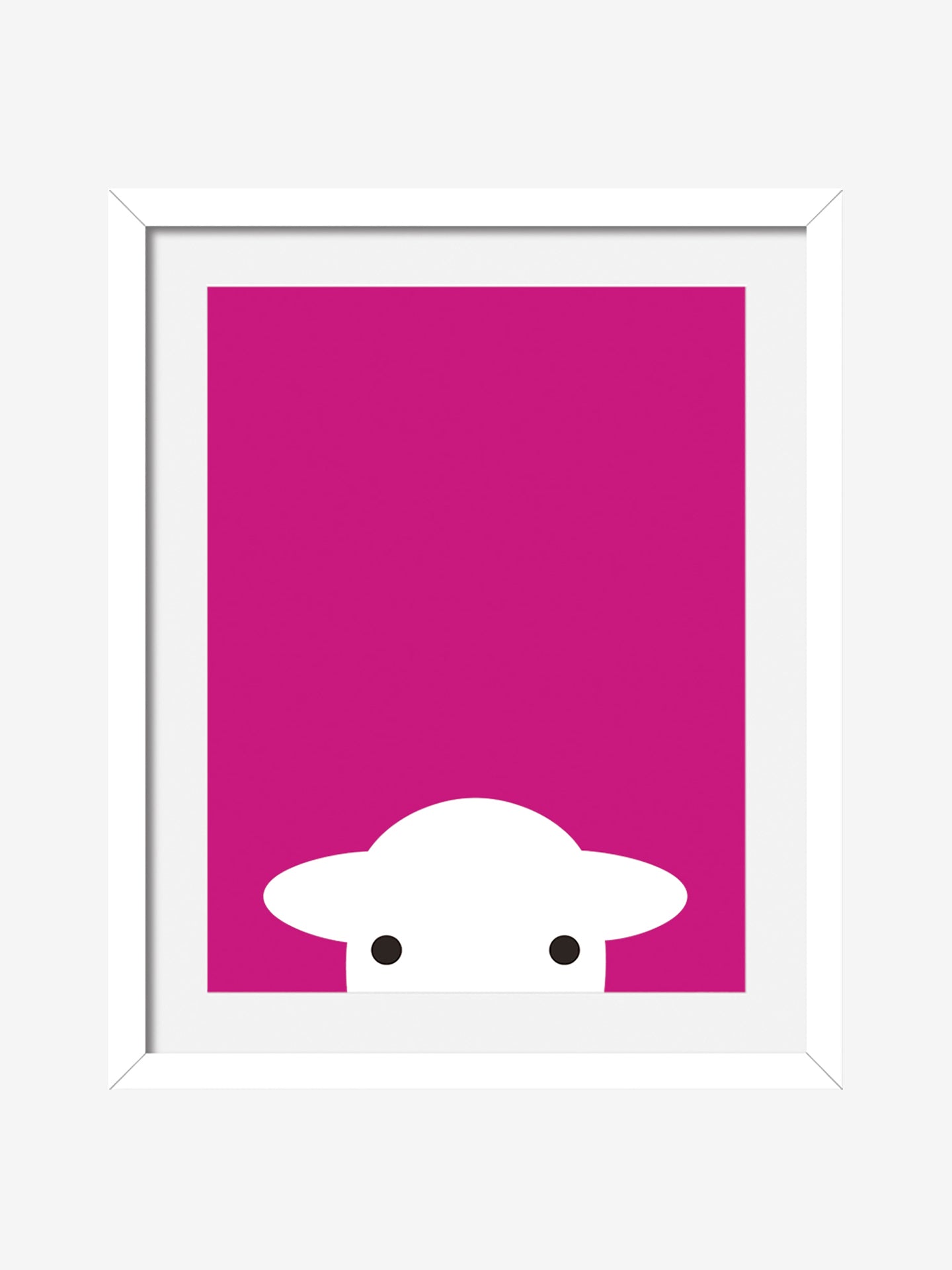 Peep Art Print - Pink