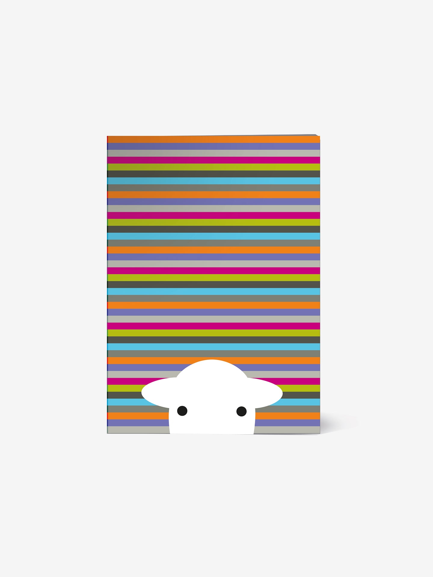 Peep Stripe A5 Notebook
