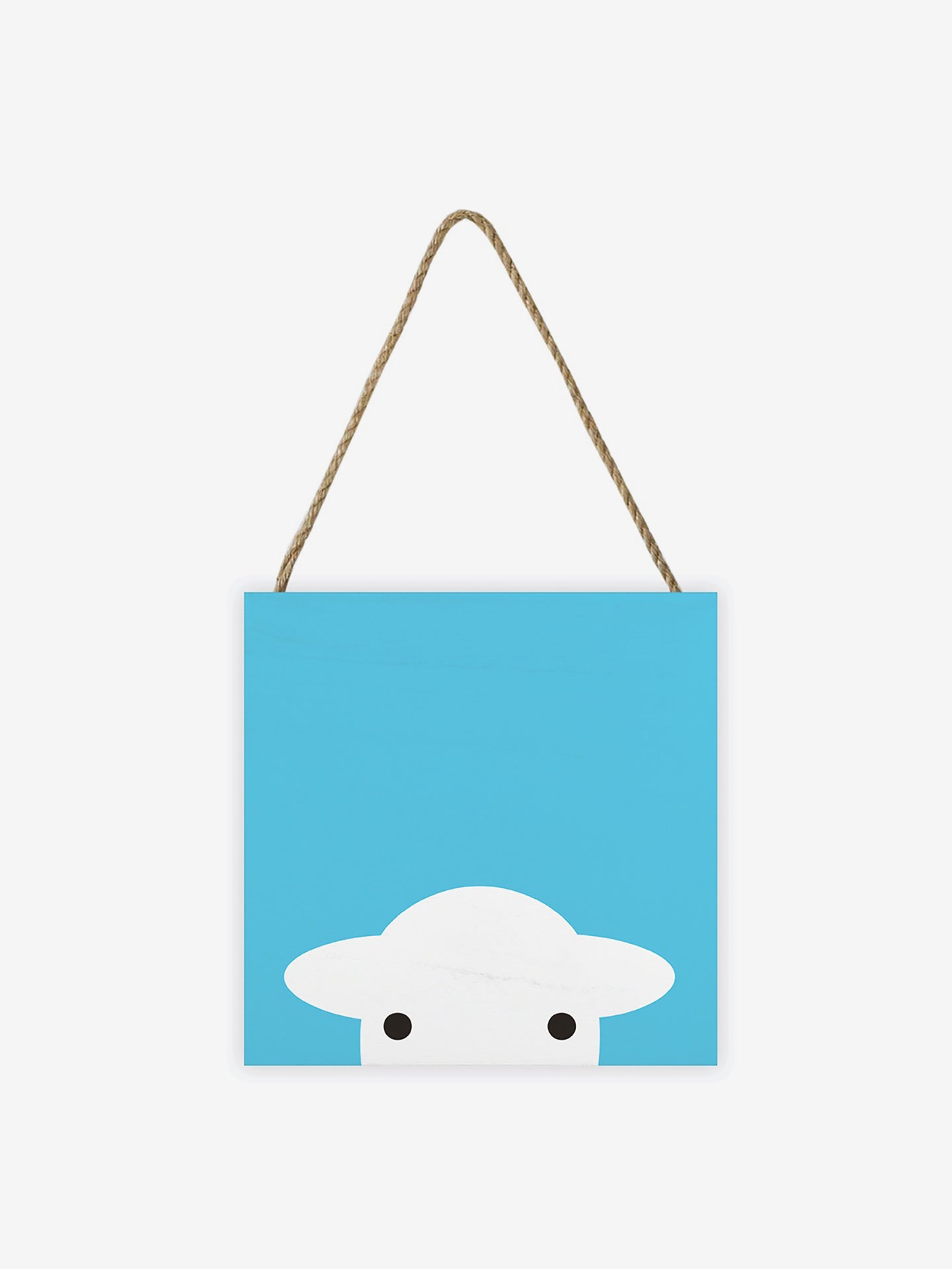 Peep Wooden Block - Blue