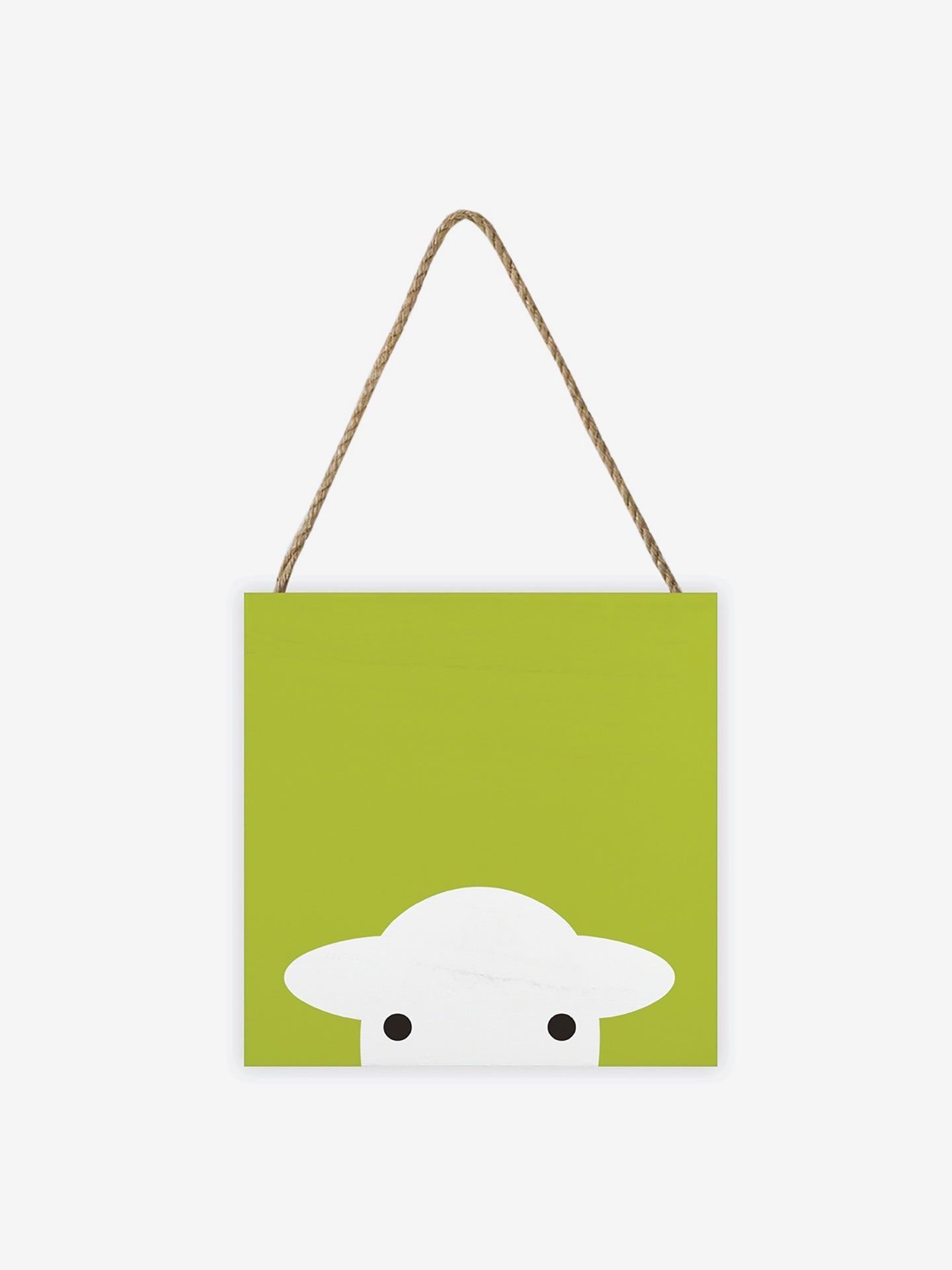 Peep Wooden Block - Green