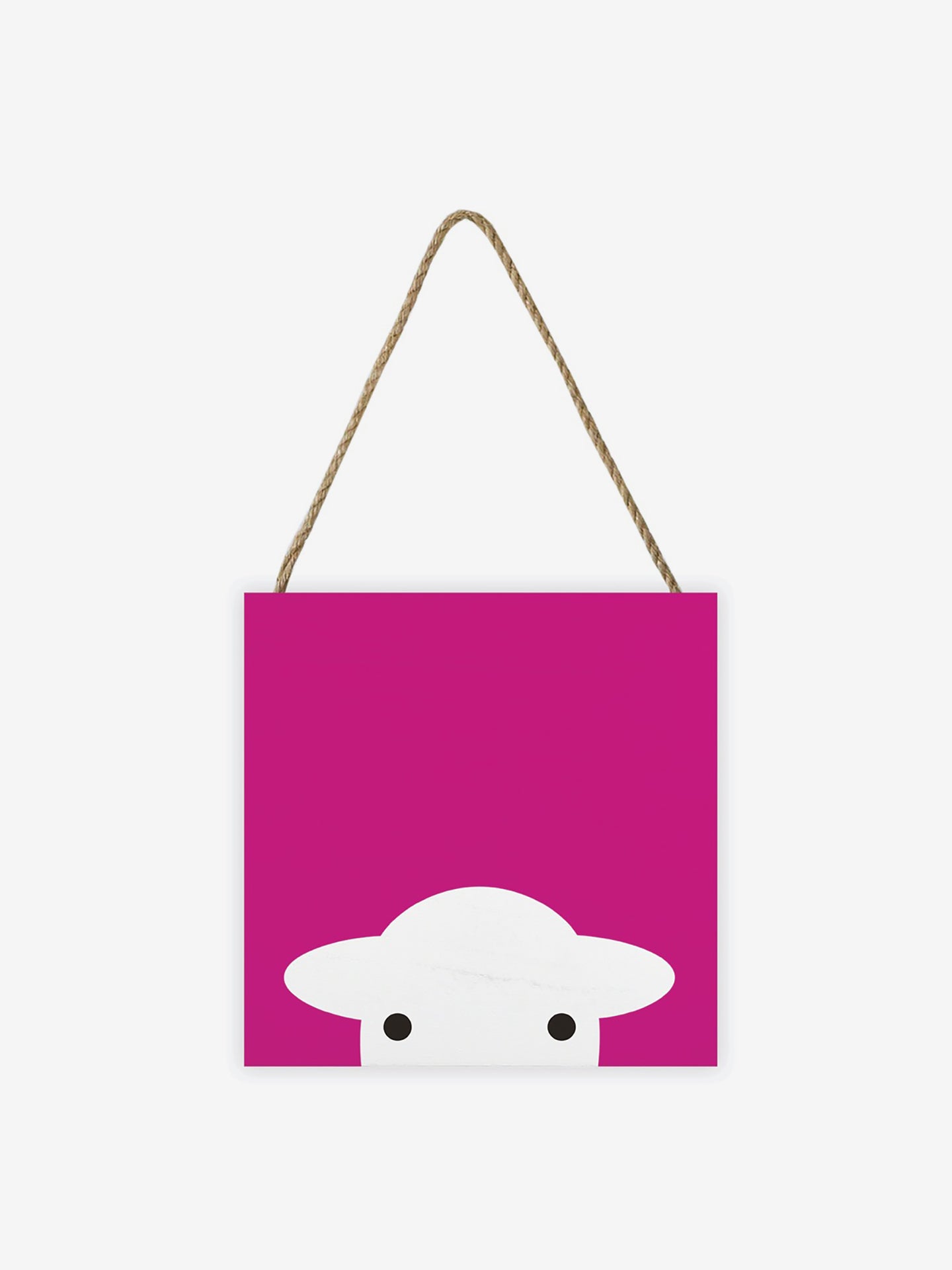 Peep Wooden Block - Pink