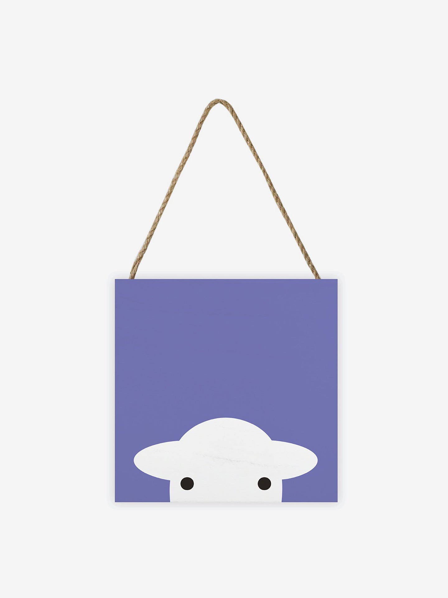 Peep Wooden Block - Purple