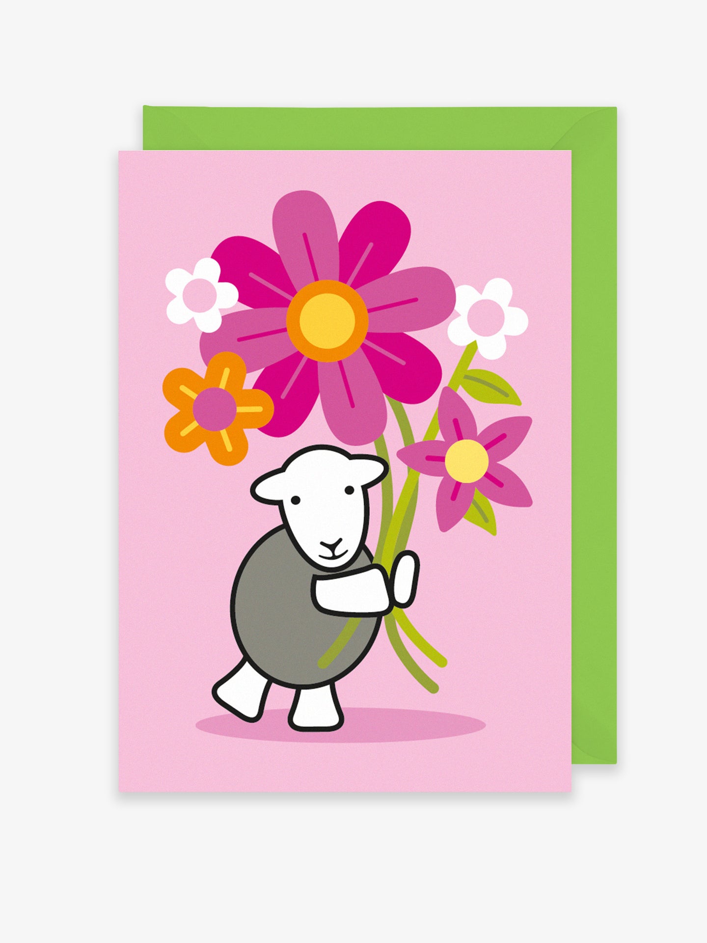 Baa-rilliant Bouquet - Greeting Card
