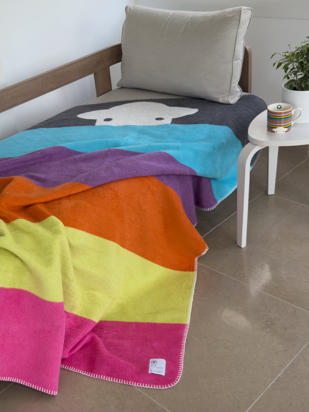 Peep Stripe Blanket