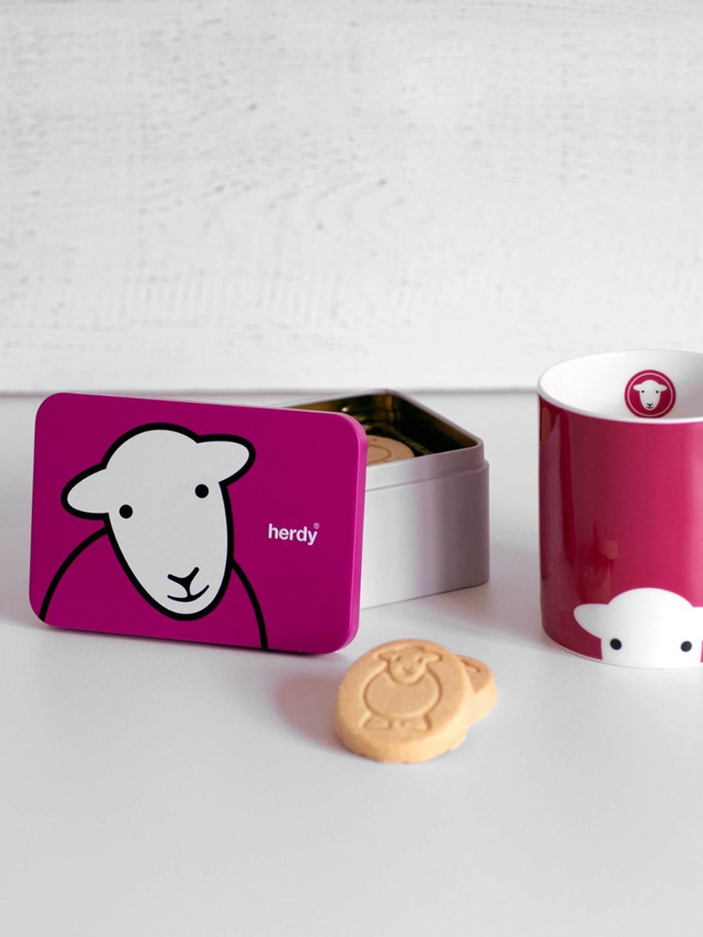 Herdy Shortbread Pink 120g